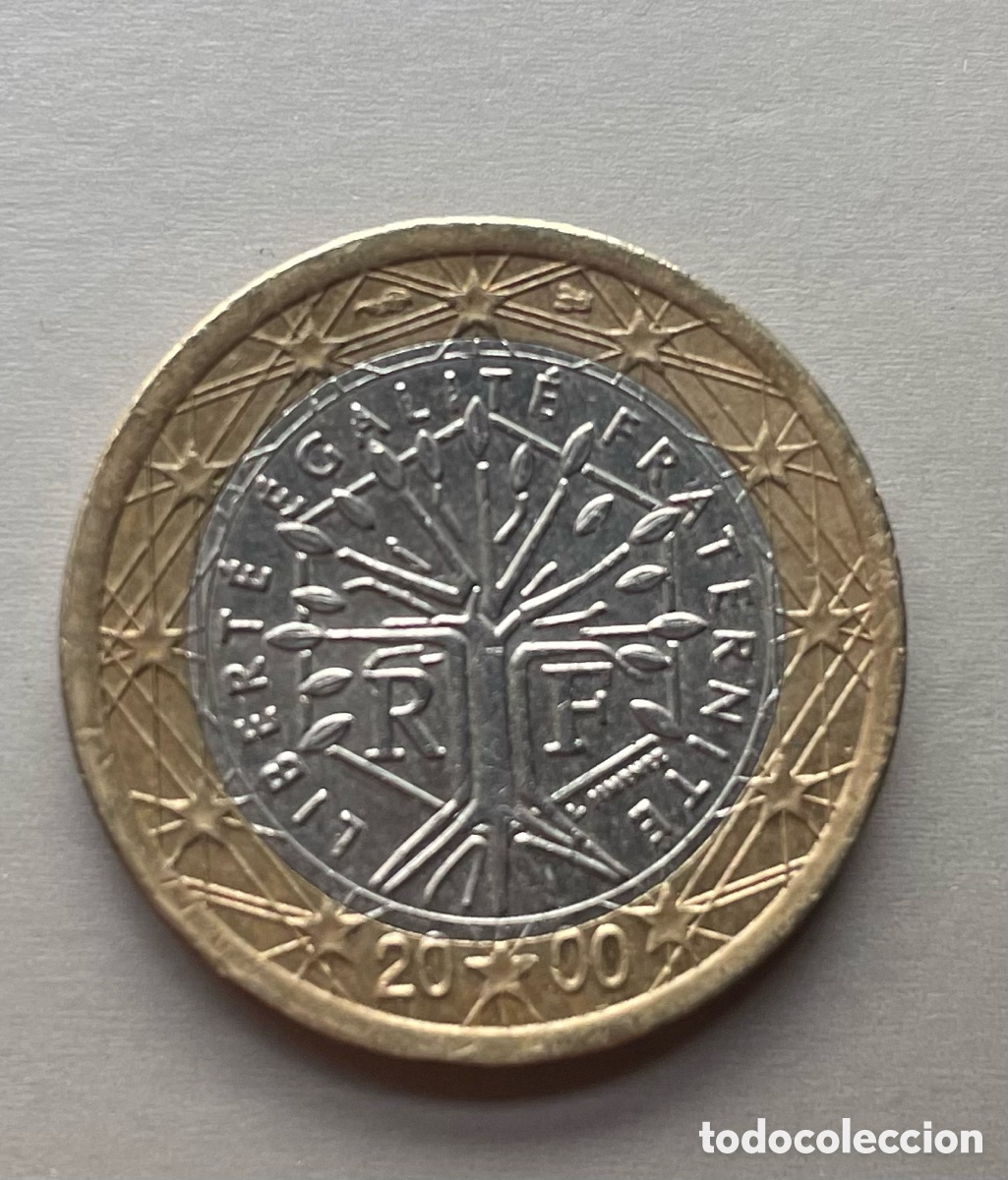 Material numism&aacute;tico: MONEDA 1 EURO - 2000 - FRANCIA - Foto 1