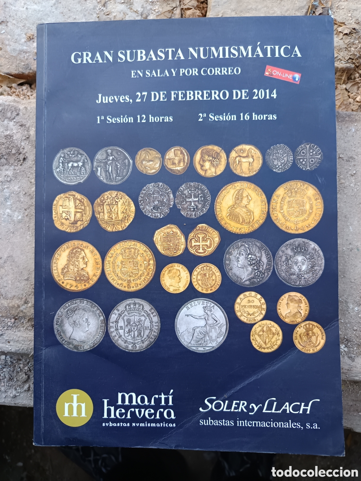 Material numism&aacute;tico: Soler y Llach 2014 gran subasta numismatica - Foto 1