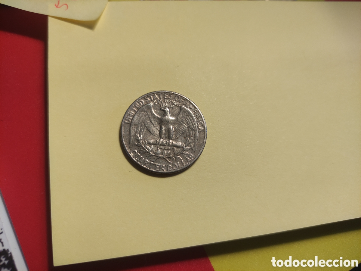 Material numism&aacute;tico: Moneda Liberty 1965 Quarter Dollar - Foto 1