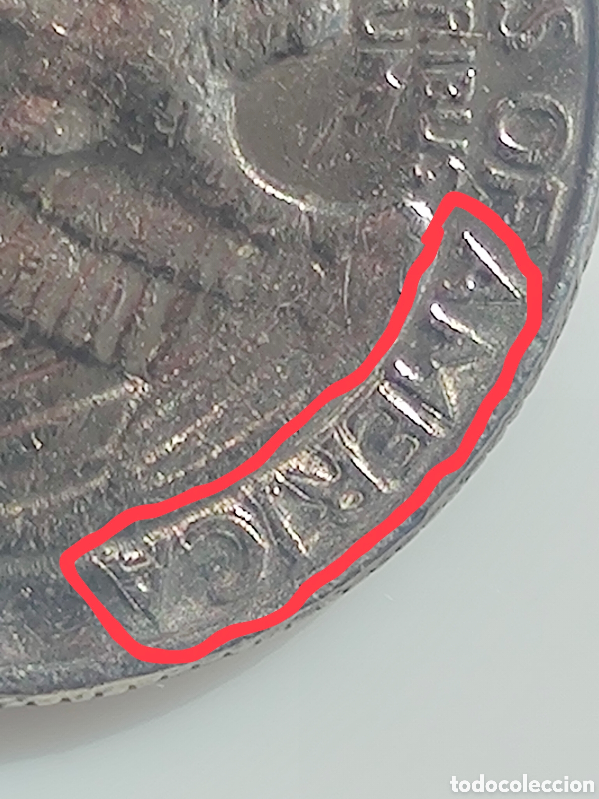 Material numism&aacute;tico: Liberty 1983 con fallos de acu&ntilde;ado - Foto 5