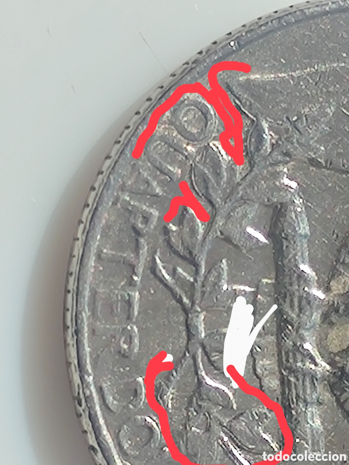 Material numism&aacute;tico: Liberty 1983 con fallos de acu&ntilde;ado - Foto 7