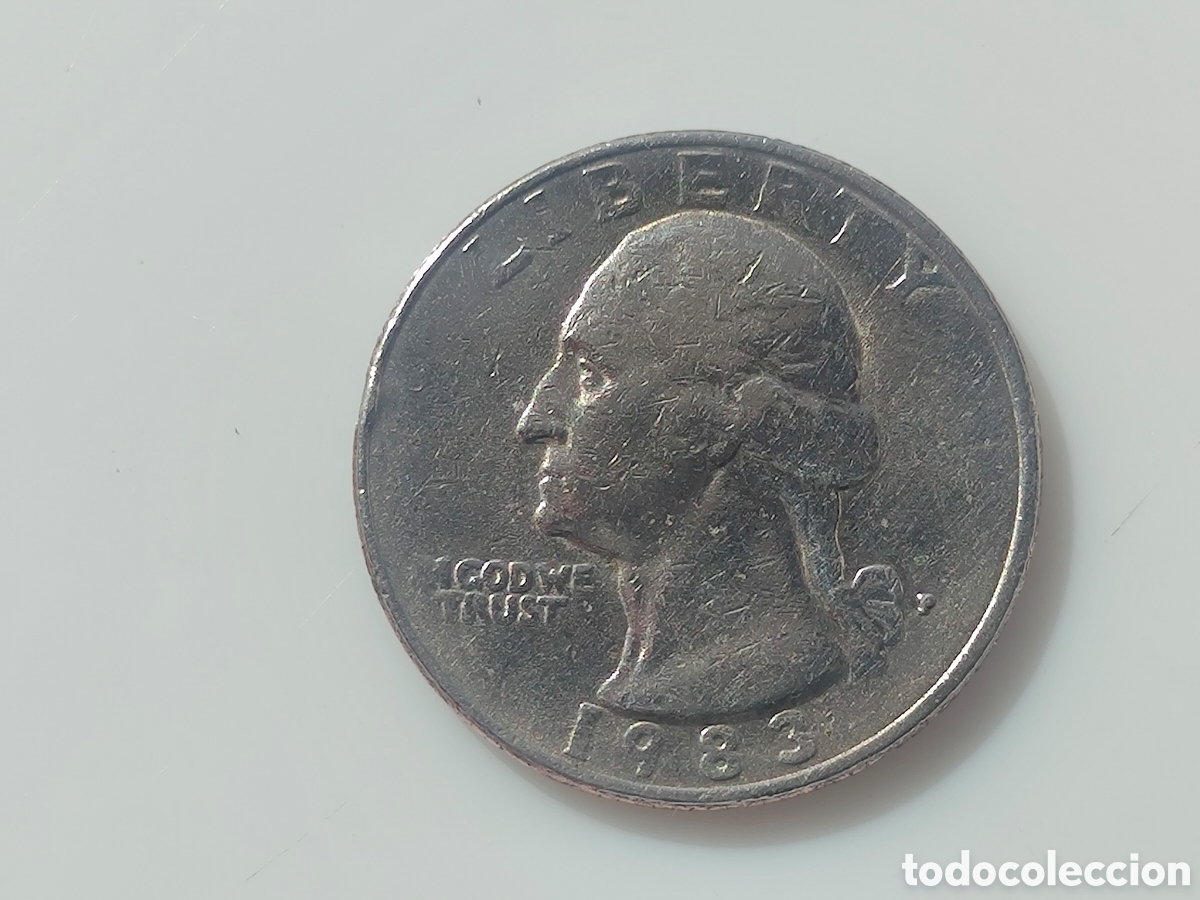 Material numism&aacute;tico: Liberty 1983 con fallos de acu&ntilde;ado - Foto 1