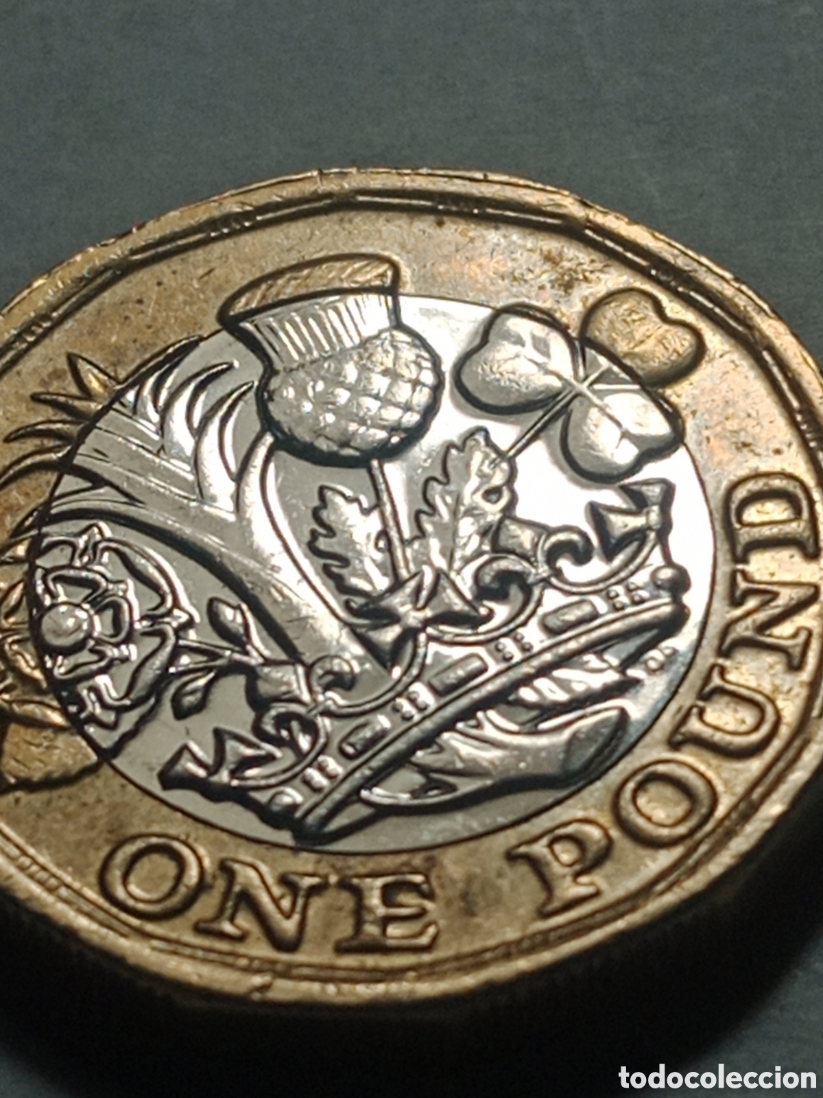 Material numism&aacute;tico: 1 moneda colecci&oacute;n one pound - Foto 2