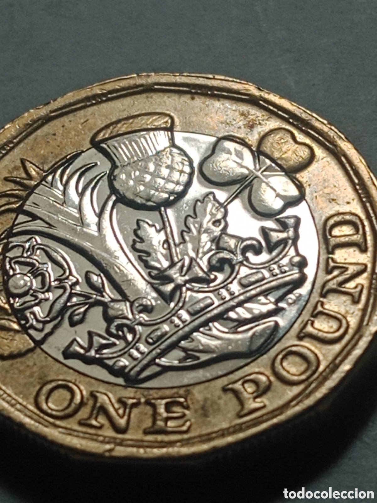 Material numism&aacute;tico: 1 moneda colecci&oacute;n one pound - Foto 3