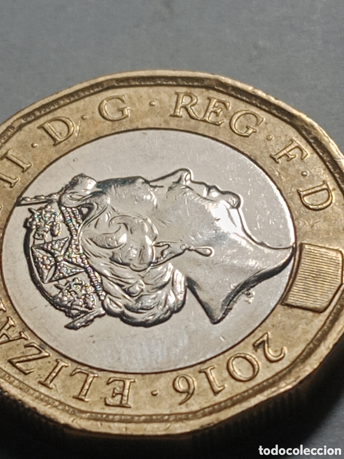 Material numism&aacute;tico: 1 moneda colecci&oacute;n one pound - Foto 4