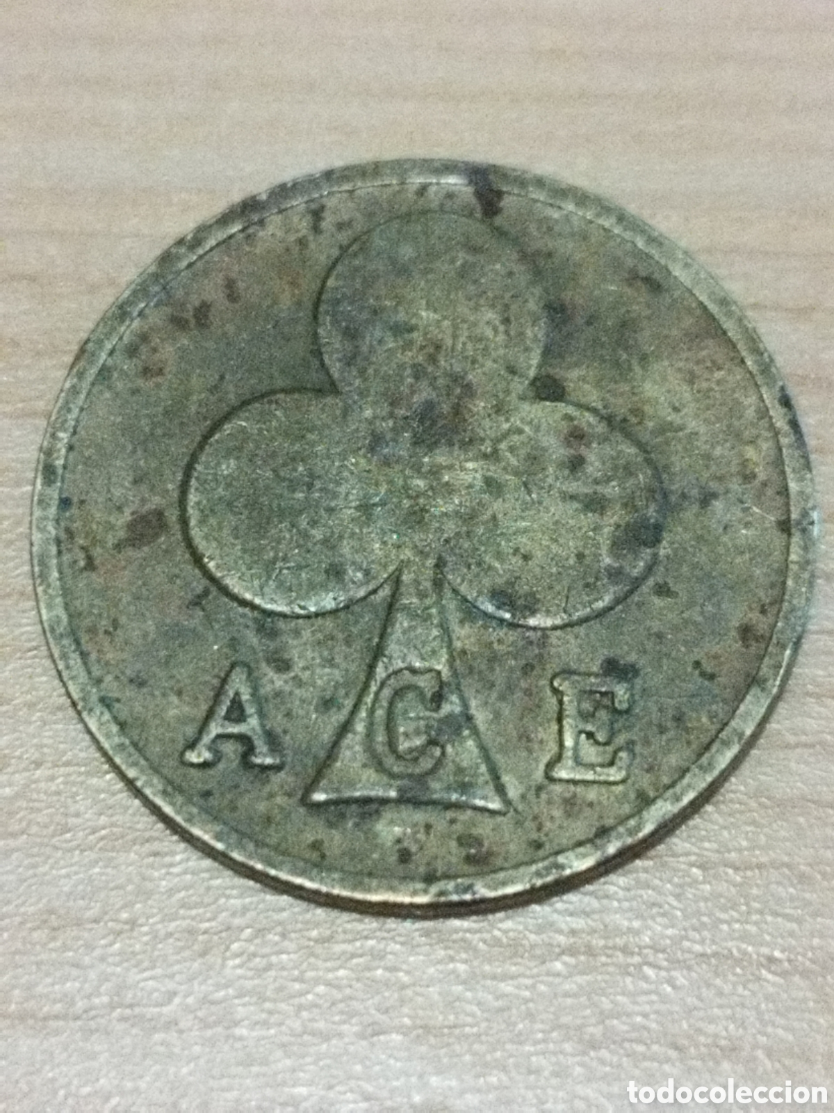 Material numism&aacute;tico: Reino unido token trebol - Foto 2