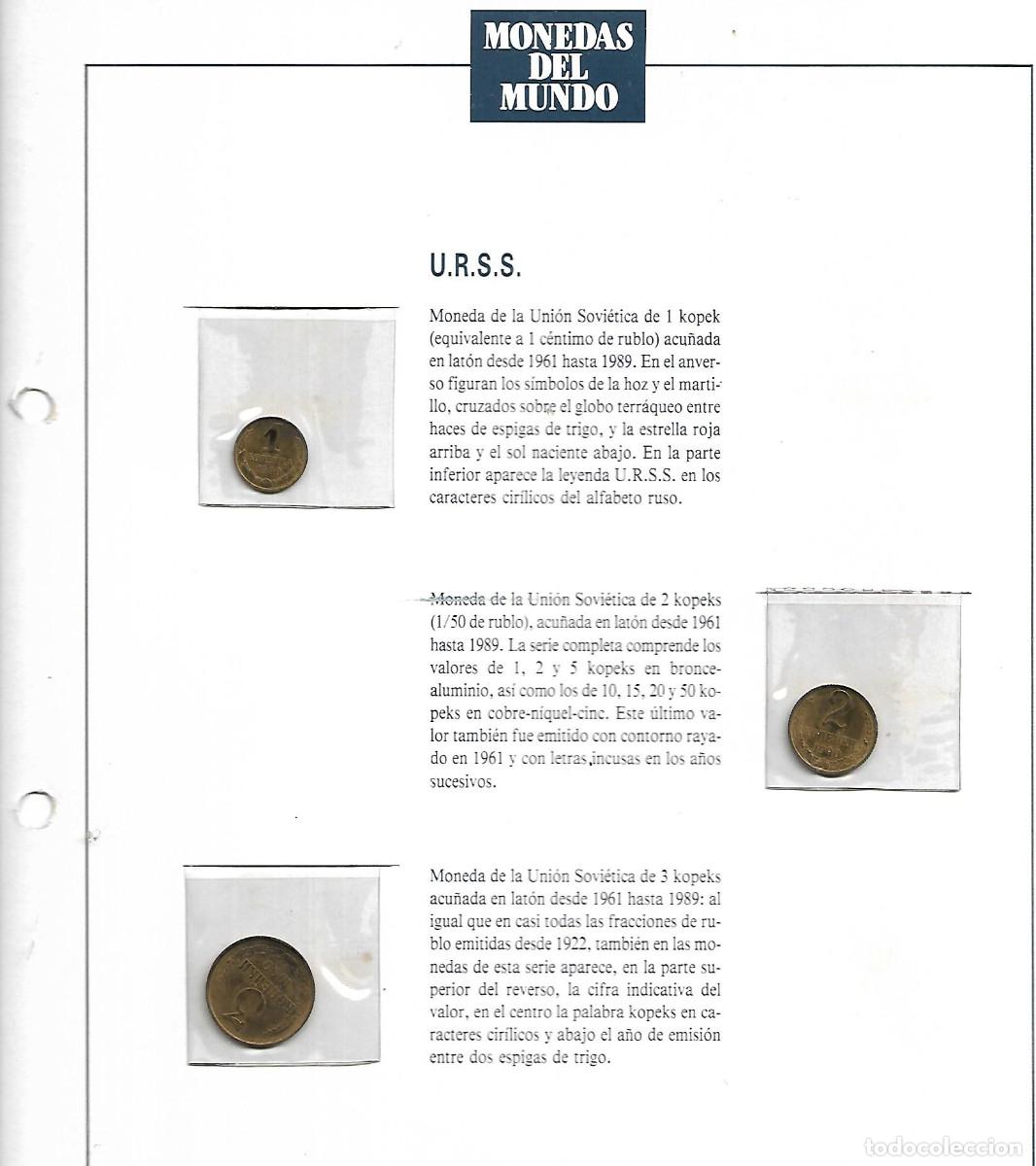 Material numism&aacute;tico: FICHA CON MONEDA DE U.R.S.S - Foto 1