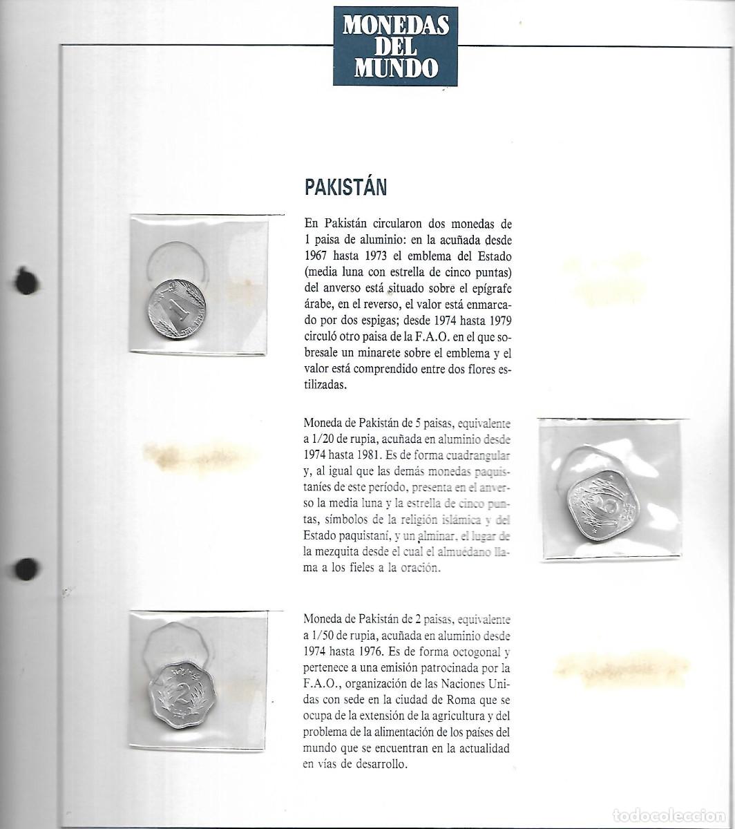 Material numism&aacute;tico: FICHA CON MONEDAS DE PAKISTAN - Foto 1