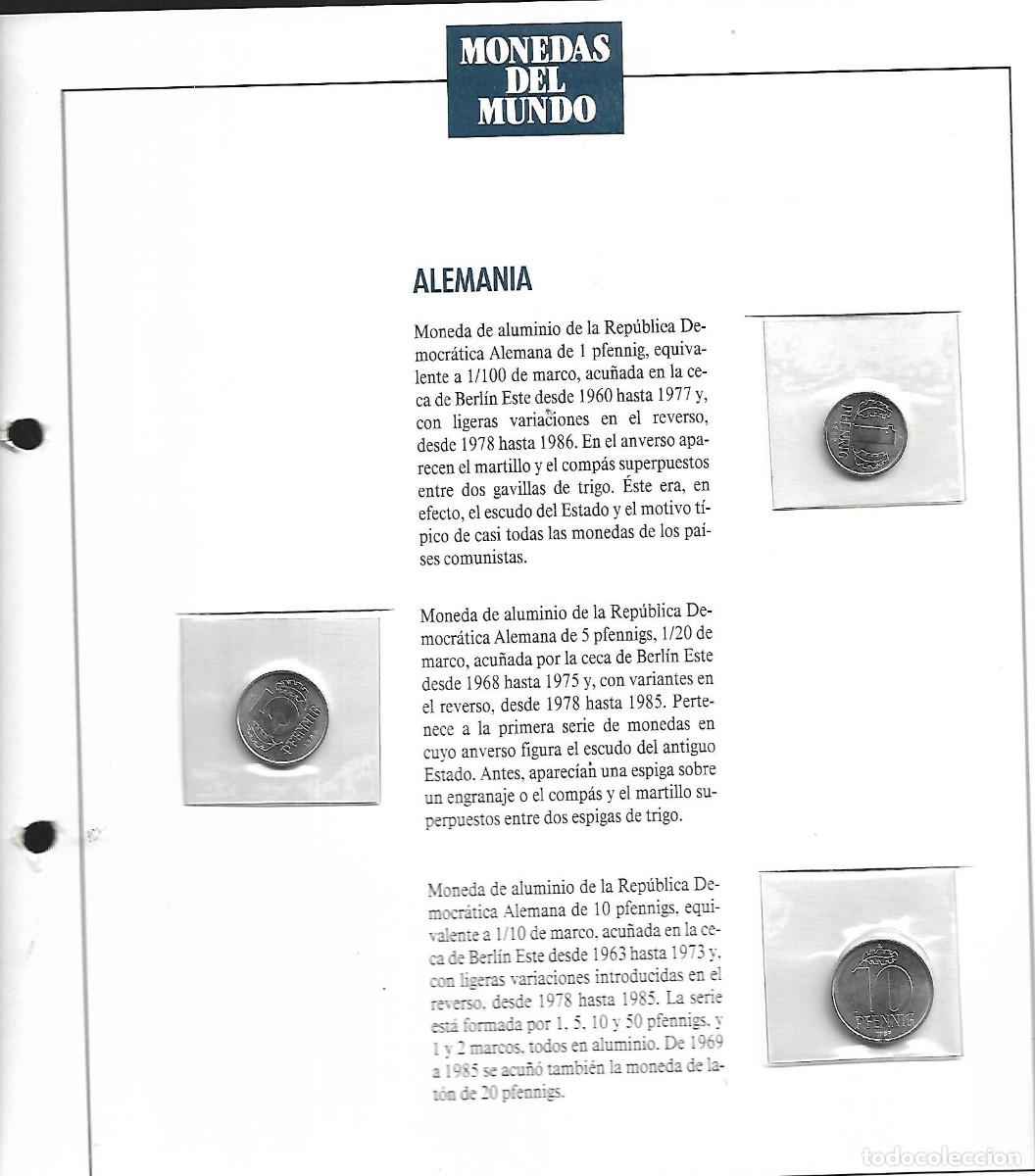 Material numism&aacute;tico: FICHA CON MONEDAS DE ALEMANIA - Foto 1