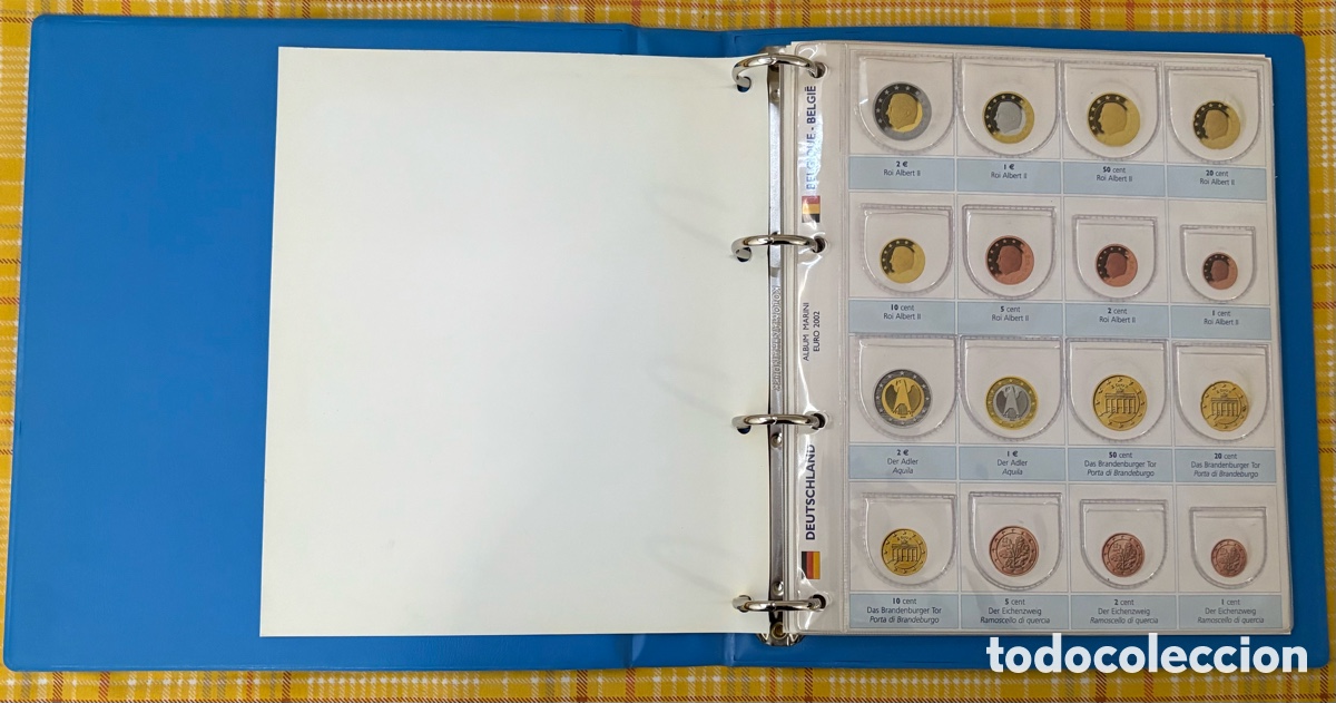 Material numism&aacute;tico: Album para monedas de euro 2002 - Foto 3