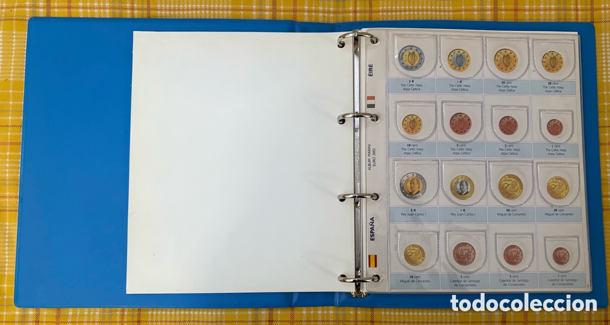 Material numism&aacute;tico: Album para monedas de euro 2002 - Foto 4