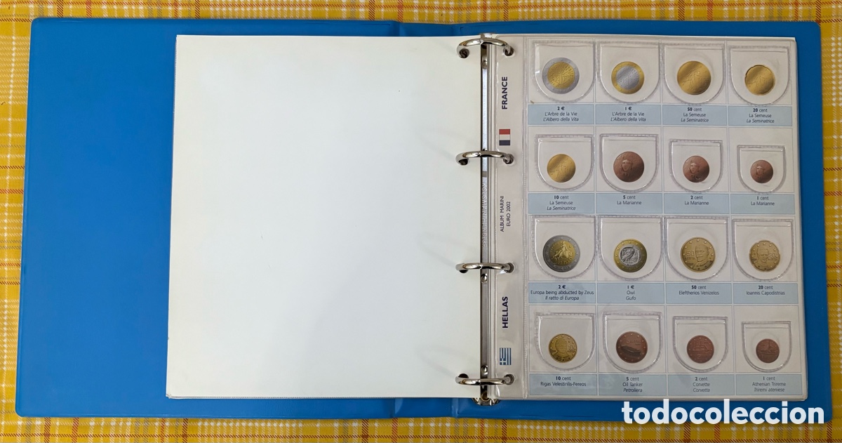 Material numism&aacute;tico: Album para monedas de euro 2002 - Foto 5