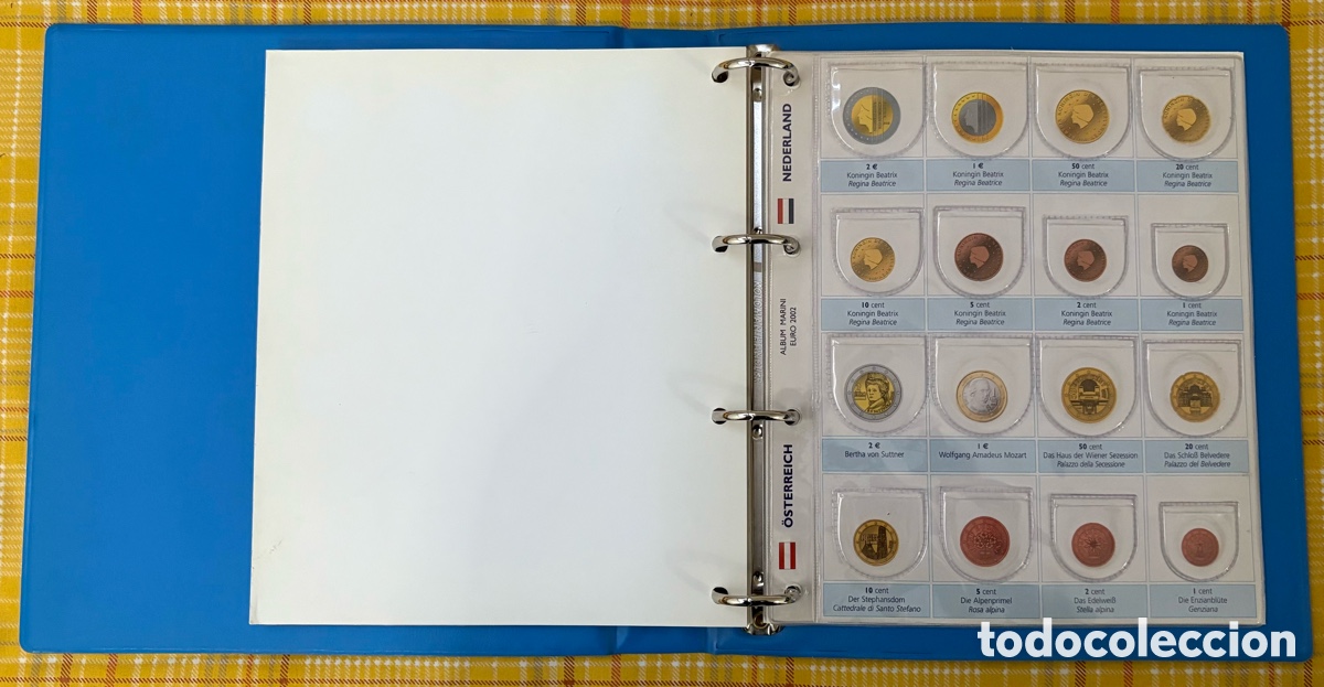 Material numism&aacute;tico: Album para monedas de euro 2002 - Foto 7