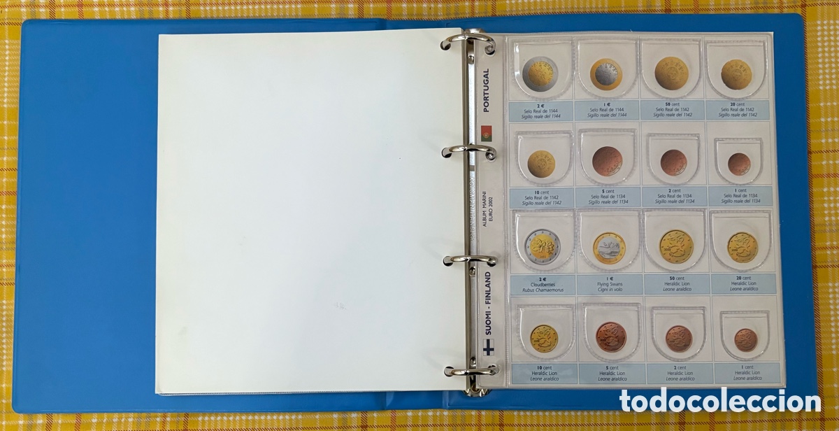 Material numism&aacute;tico: Album para monedas de euro 2002 - Foto 8