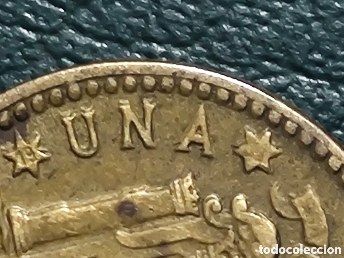 Material numism&aacute;tico: Moneda peseta 1953 Franco - Foto 3