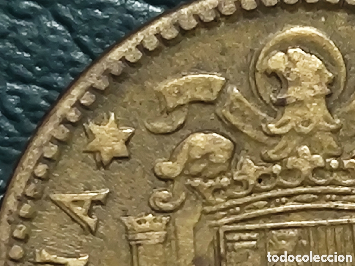Material numism&aacute;tico: Moneda peseta 1953 Franco - Foto 7