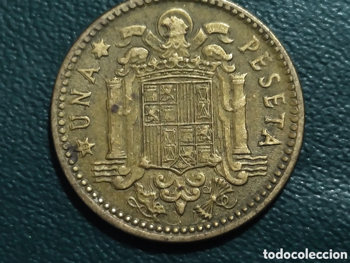 Material numism&aacute;tico: Moneda peseta 1953 Franco - Foto 8