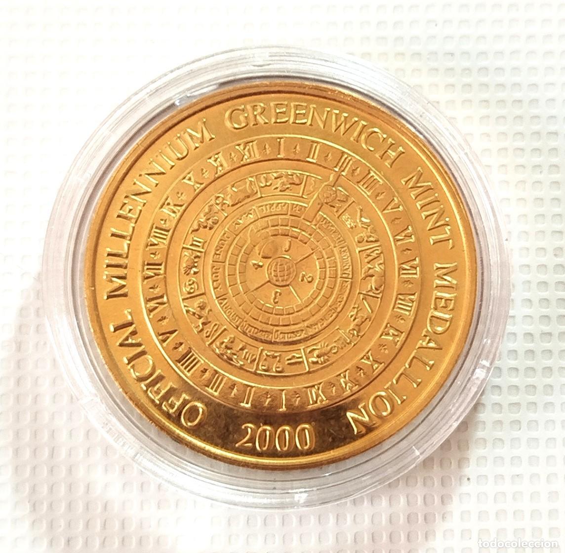 Material numism&aacute;tico: MONEDA . MEDALLA CONMEMORATIVA . BELGICA . 2000 - Foto 2