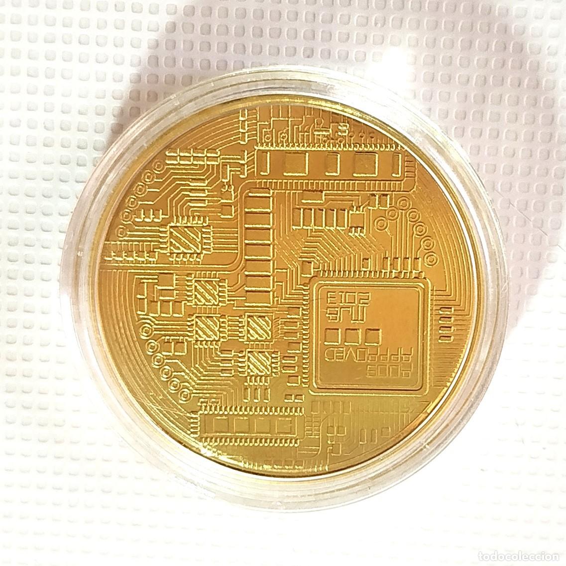 Material numism&aacute;tico: MONEDA . MEDALLA CONMEMORATIVA . BITCOIN - Foto 2