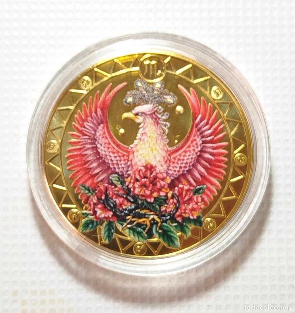 Material numism&aacute;tico: MONEDA . MEDALLA CONMEMORATIVA . CONSTELACION SCORPIO - Foto 1