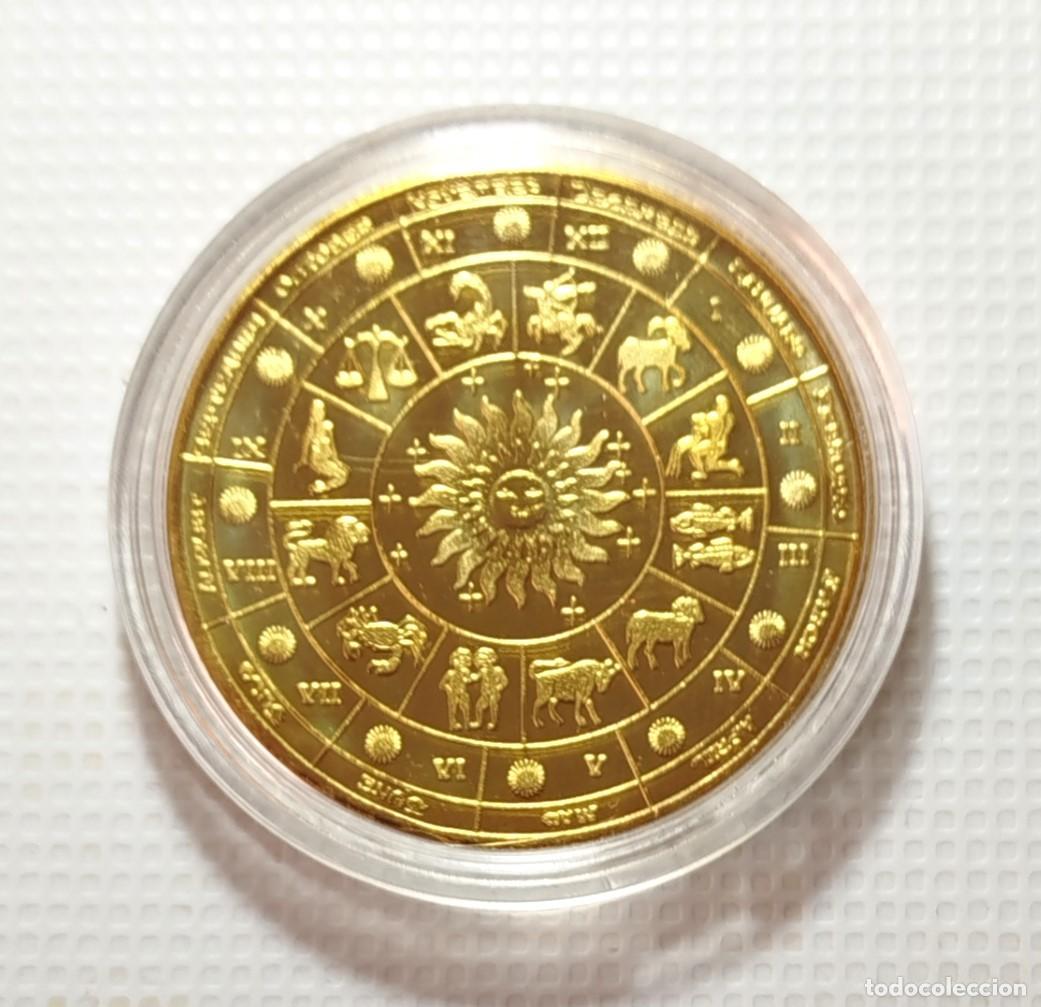 Material numism&aacute;tico: MONEDA . MEDALLA CONMEMORATIVA . CONSTELACION SCORPIO - Foto 2