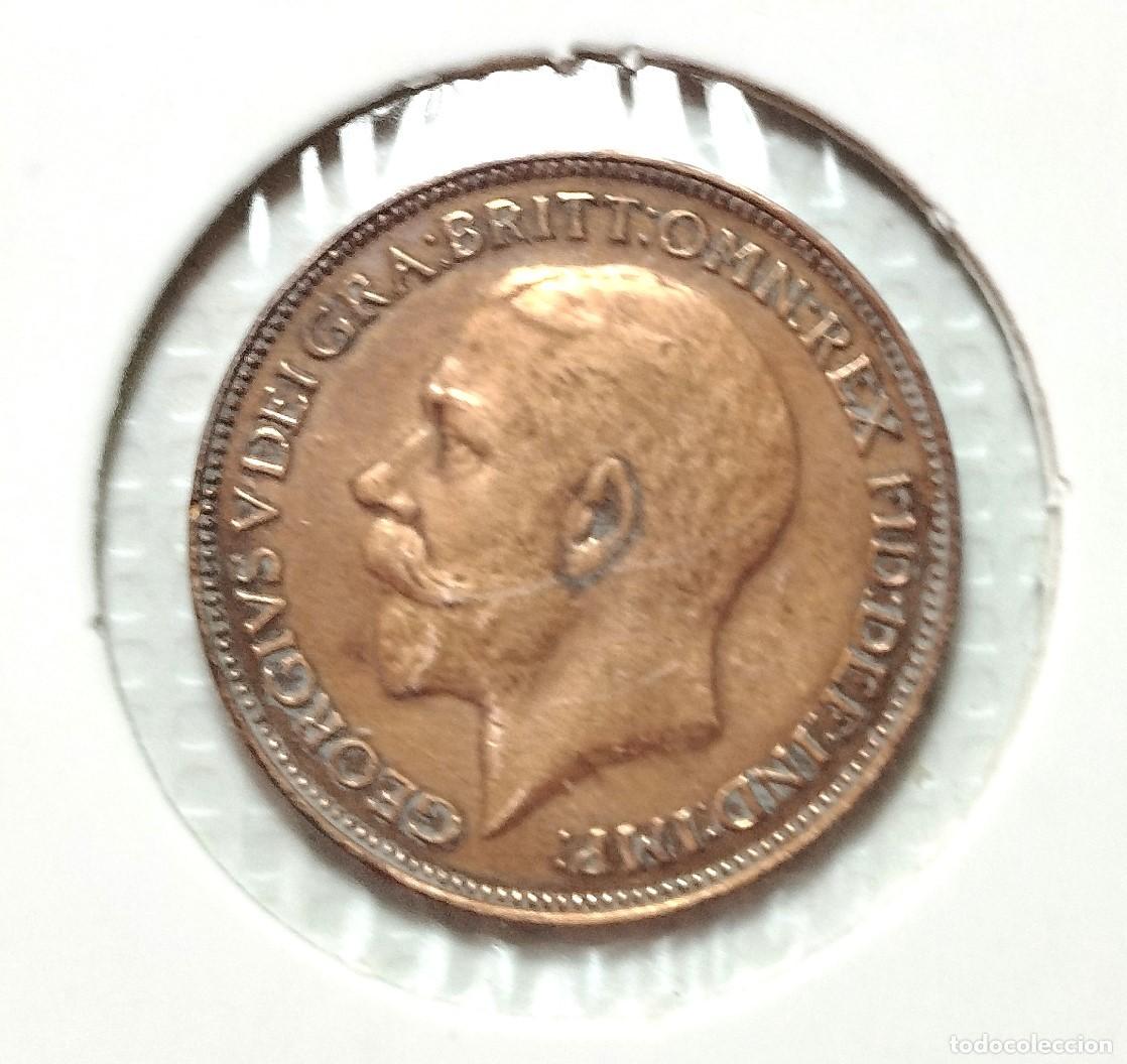 Material numism&aacute;tico: EUROPA . INGLATERRA - GEORGIUS IV . 1 FARTHING 1925 - Foto 1