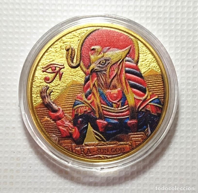 Material numism&aacute;tico: MONEDA . MEDALLA CONMEMORATIVA . OJO DE HORUS - Foto 1