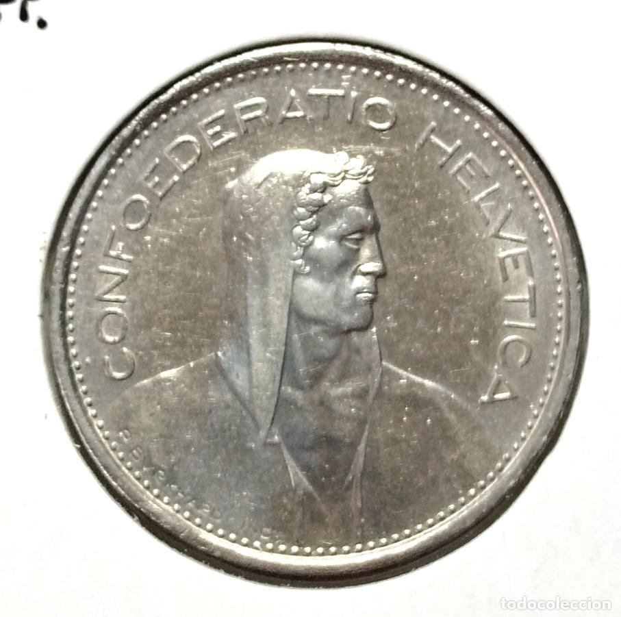 Material numism&aacute;tico: EUROPA . SUIZA . 5 FRANCOS 1970 - Foto 1
