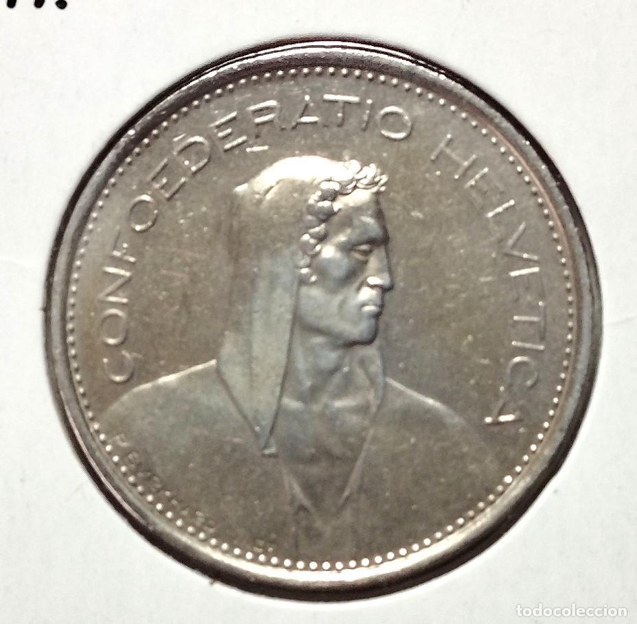 Material numism&aacute;tico: EUROPA . SUIZA . 5 FRANCOS 1978 - Foto 1