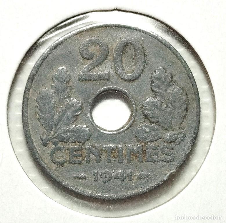 Material numism&aacute;tico: EUROPA . FRANCIA . 10 CENTIMES 1941 - Foto 1