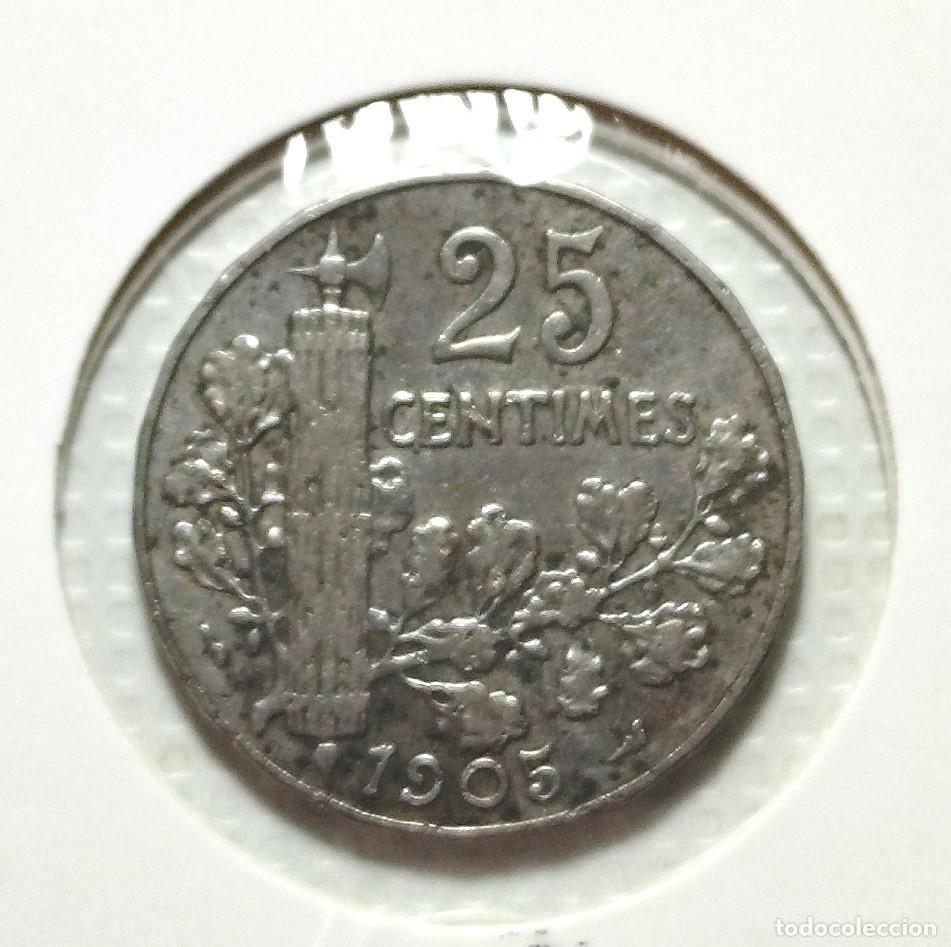 Material numism&aacute;tico: EUROPA . FRANCIA . 25 CENTIMES 1905 - Foto 2