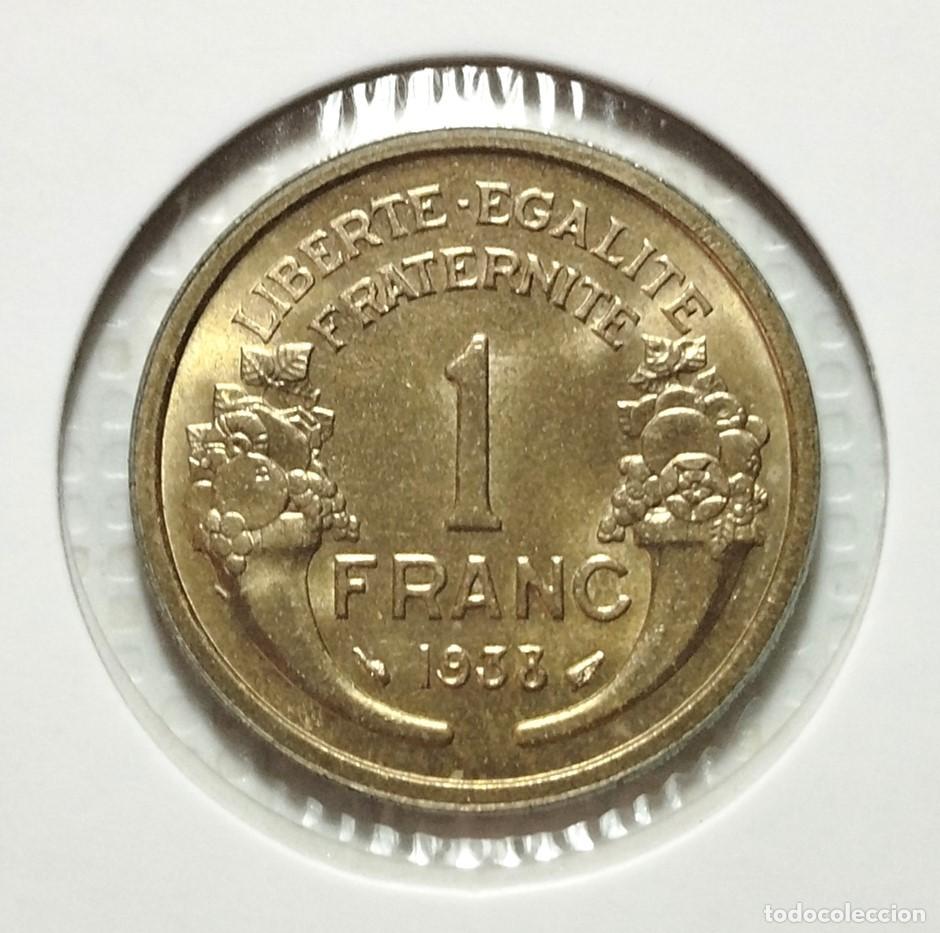 Material numism&aacute;tico: EUROPA . FRANCIA . 1 FRANC 1938 . SIN CIRCULAR - Foto 2