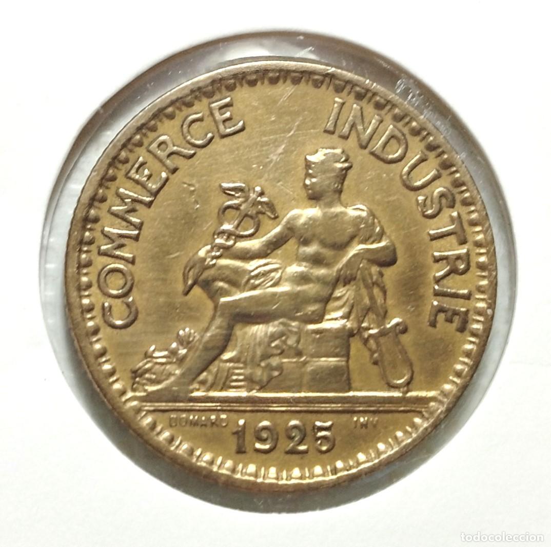 Material numism&aacute;tico: EUROPA . FRANCIA . 2 FRANCS 1925 C&Aacute;MARA COMERCIO - Foto 1