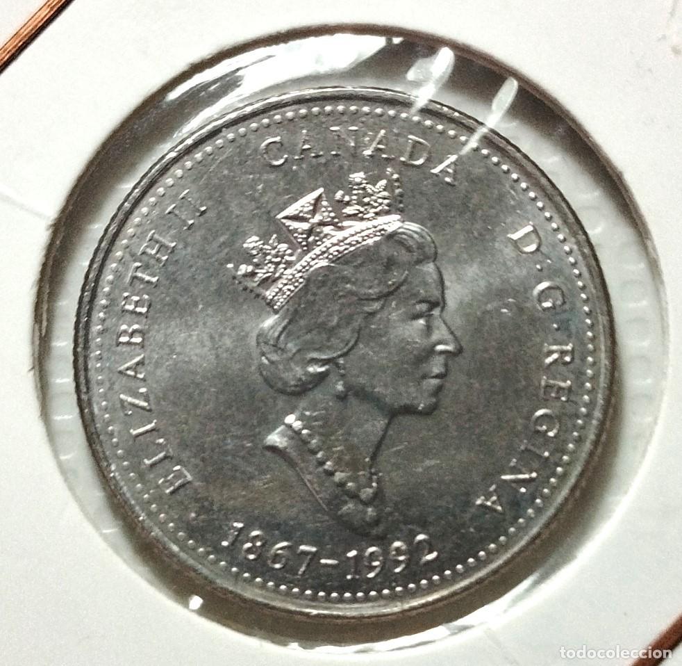 Material numism&aacute;tico: AMERICA . CANAD&Aacute; . 25 CENT 1992 - Foto 1