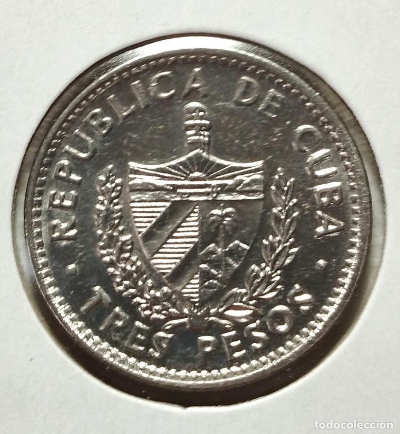 Material numism&aacute;tico: AMERICA . CUBA . 3 PESOS 2002 . CHE GUEVARA . SIN CIRCULAR - Foto 2