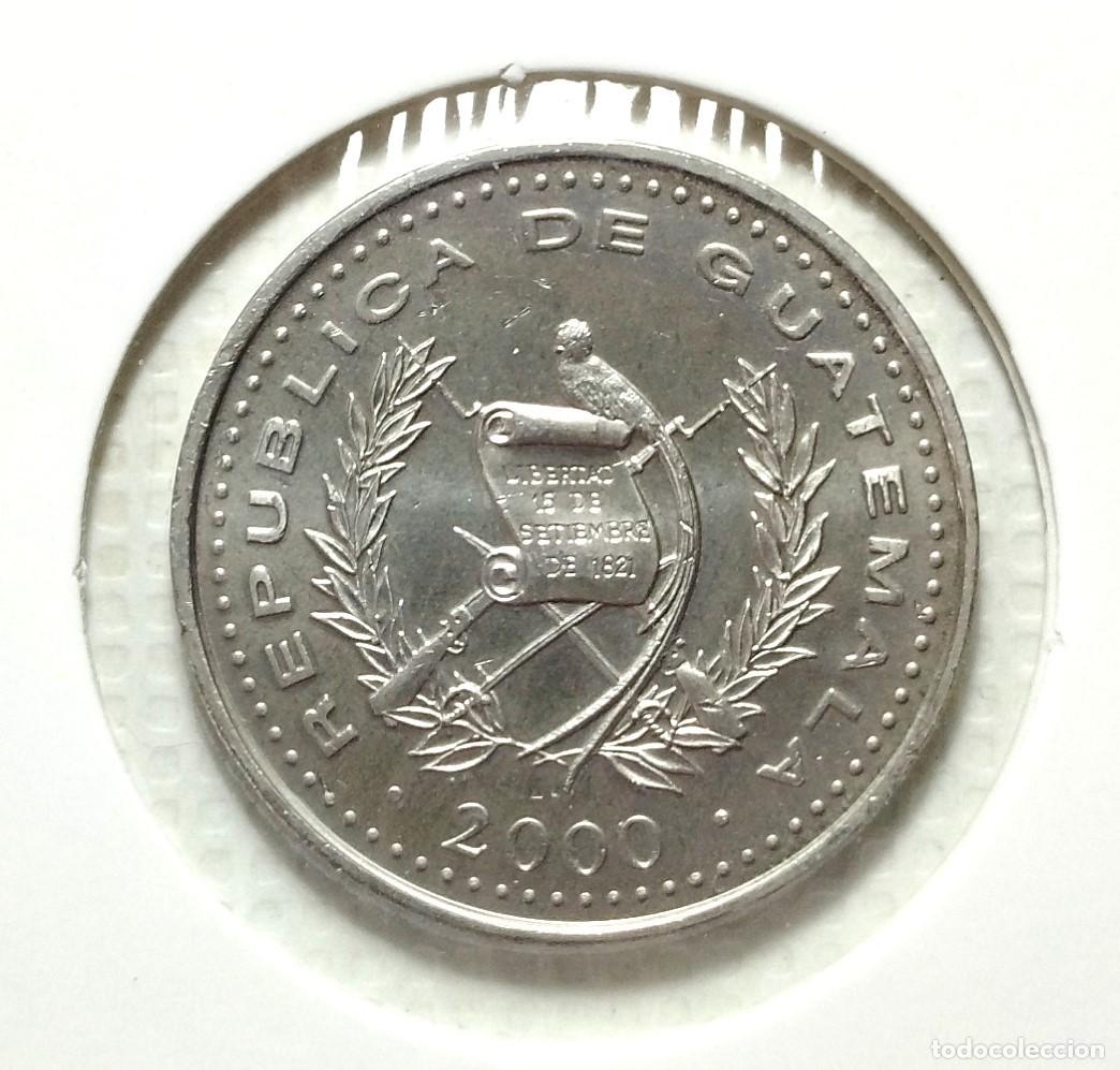 Material numism&aacute;tico: AMERICA . GUATEMALA . 25 CENTAVOS 2000 . SIN CIRCULAR - Foto 2