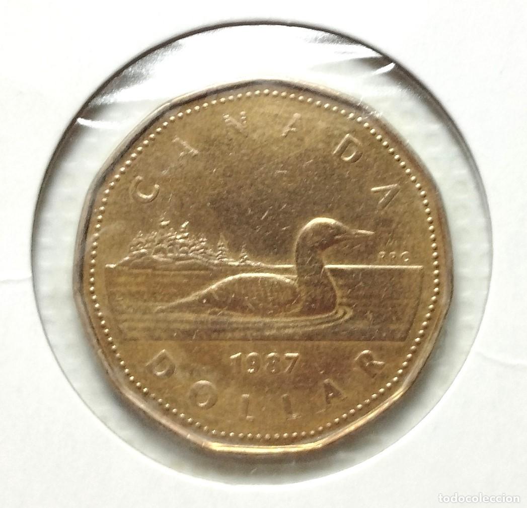 Material numism&aacute;tico: AMERICA . CANAD&Aacute; . 1 DOLLAR 1987 - Foto 2