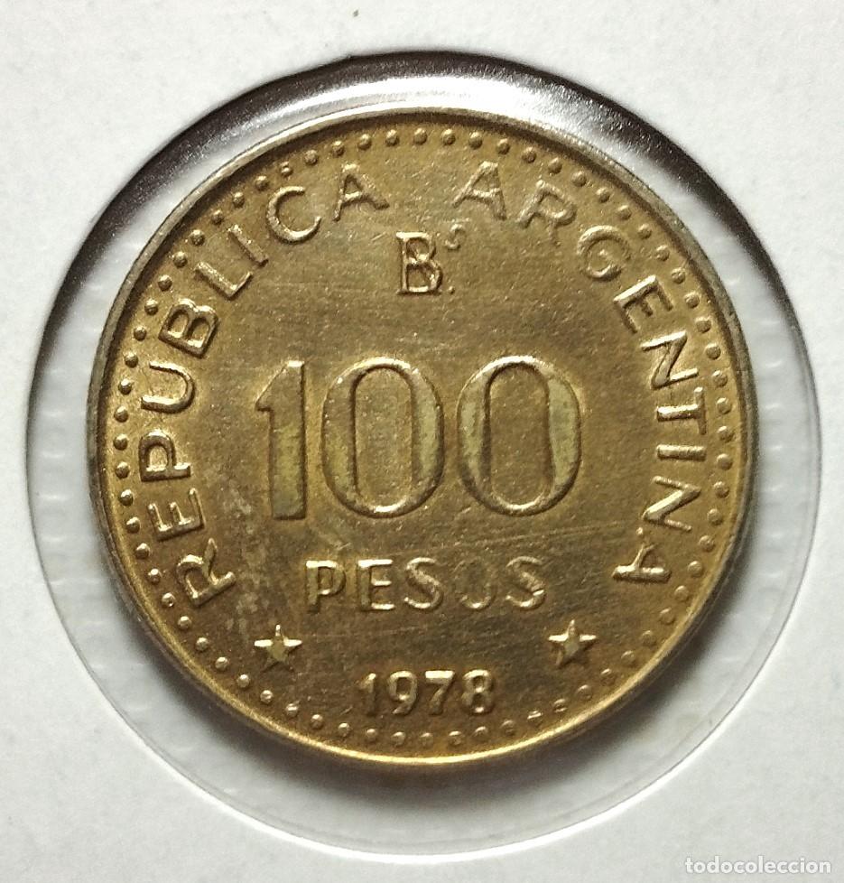 Material numism&aacute;tico: AMERICA . ARGENTINA . 100 PESOS 1978 - Foto 2