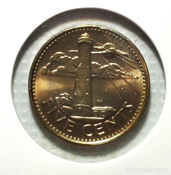 Material numism&aacute;tico: AMERICA . ISLAS BARBADOS . 5 CENTS 2008 . SIN CIRCULAR - Foto 1