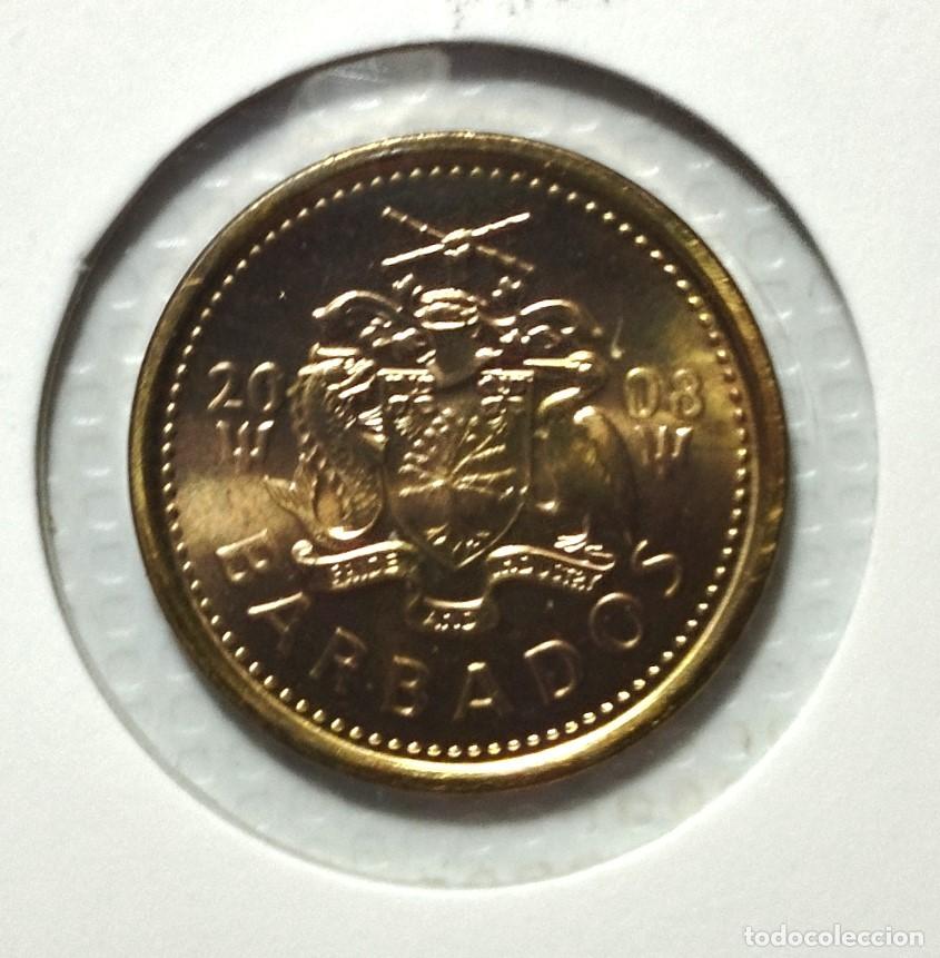 Material numism&aacute;tico: AMERICA . ISLAS BARBADOS . 5 CENTS 2008 . SIN CIRCULAR - Foto 2