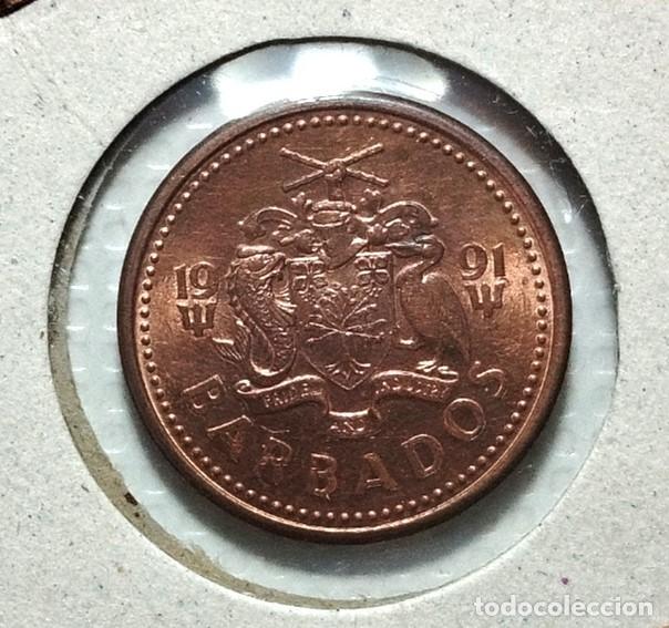 Material numism&aacute;tico: AMERICA . ISLAS BARBADOS . 1 CENT 1991 . SIN CIRCULAR - Foto 1