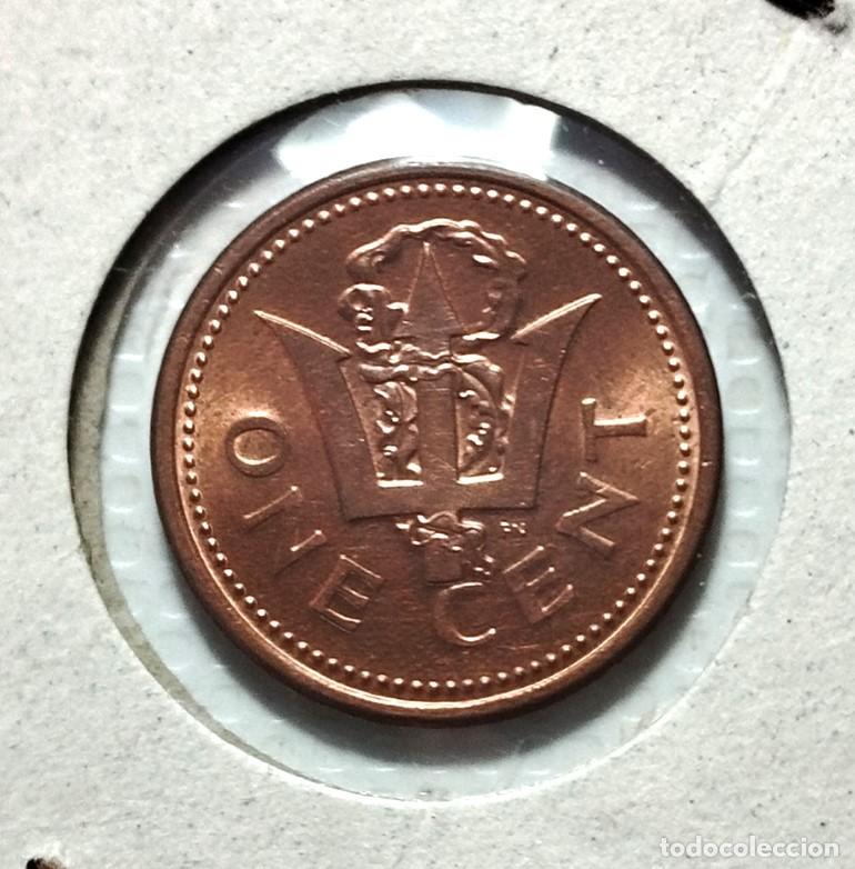 Material numism&aacute;tico: AMERICA . ISLAS BARBADOS . 1 CENT 1991 . SIN CIRCULAR - Foto 2