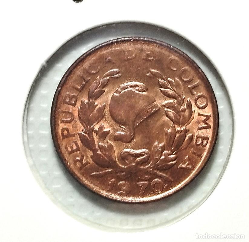 Material numism&aacute;tico: AMERICA . COLOMBIA . 5 CENTAVOS 1970 . SIN CIRCULAR - Foto 1