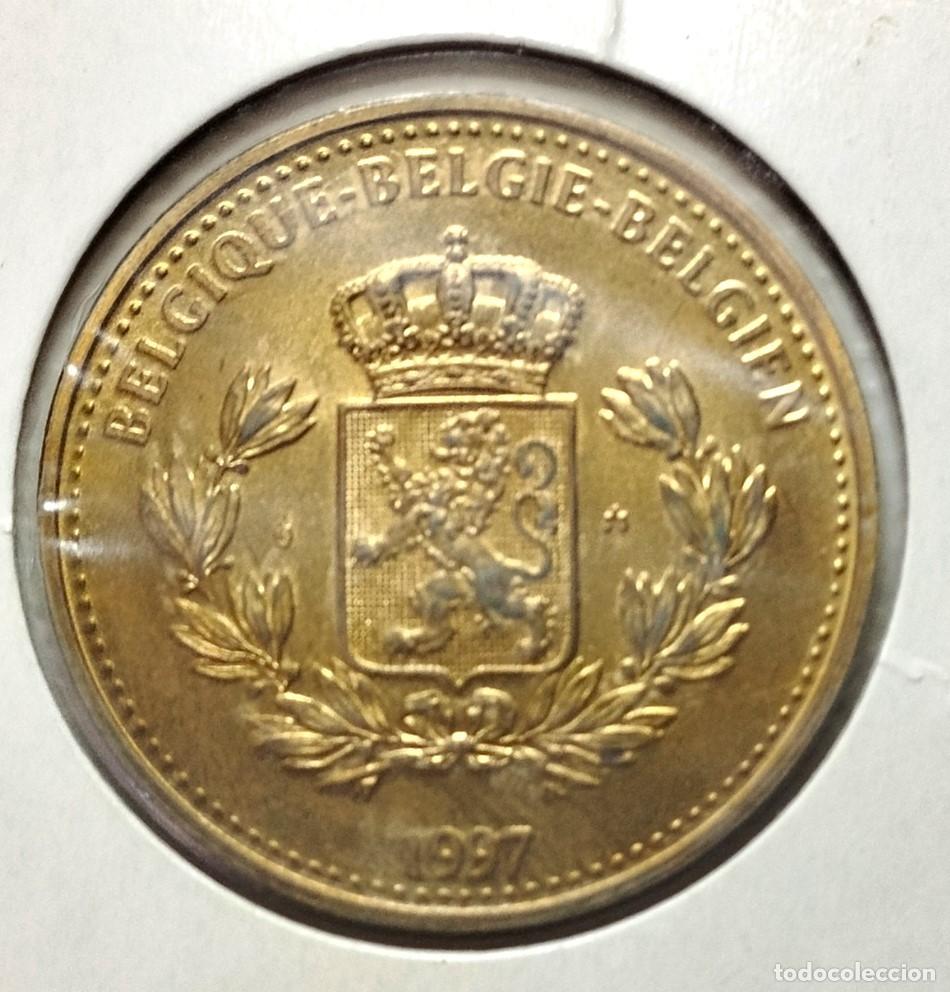 Material numism&aacute;tico: MONEDA . MEDALLA CONMEMORATIVA . BELGICABALDUINO 1997 - Foto 2