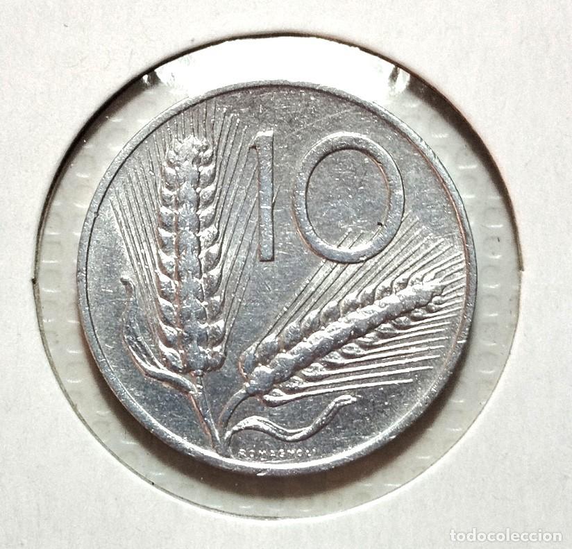 Material numism&aacute;tico: EUROPA . ITALIA . 10 CENTS 1954 - Foto 2