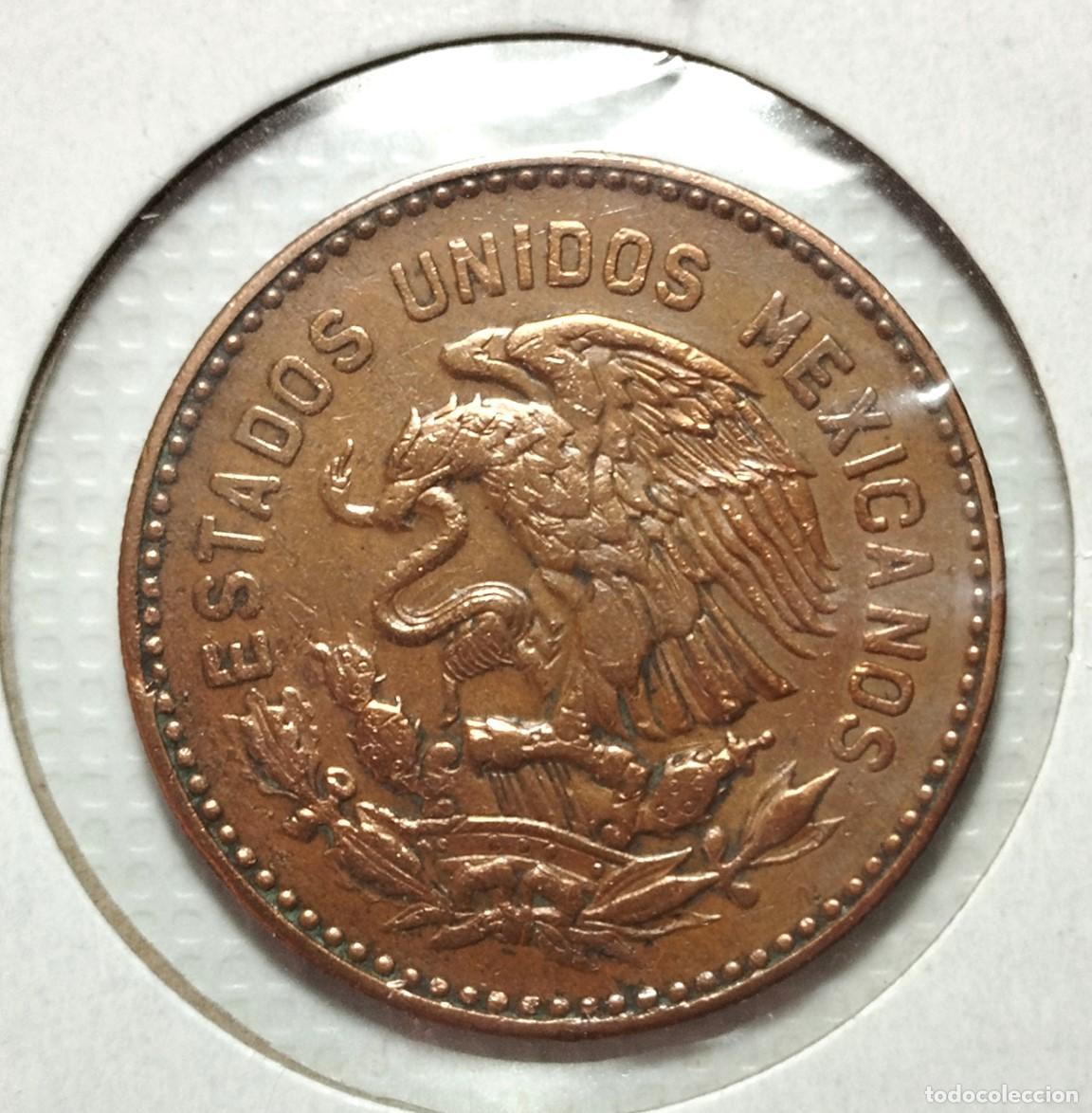 Material numism&aacute;tico: AMERICA . MEXICO . 50 CENTAVOS 1956 - Foto 2