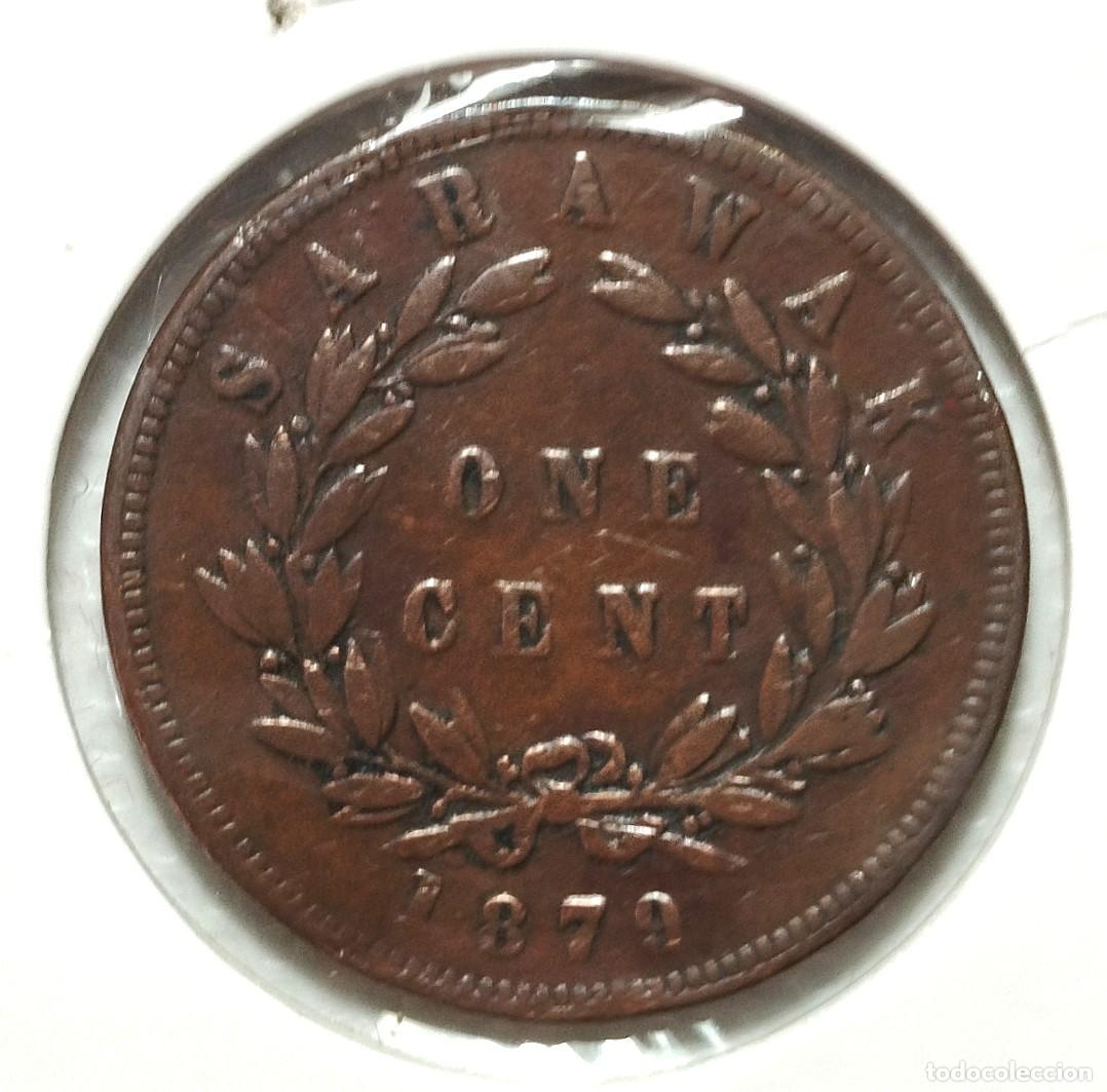 Material numism&aacute;tico: ASIA. SARAWAK . C. BROOKE . 1 CENT 1879 - Foto 2