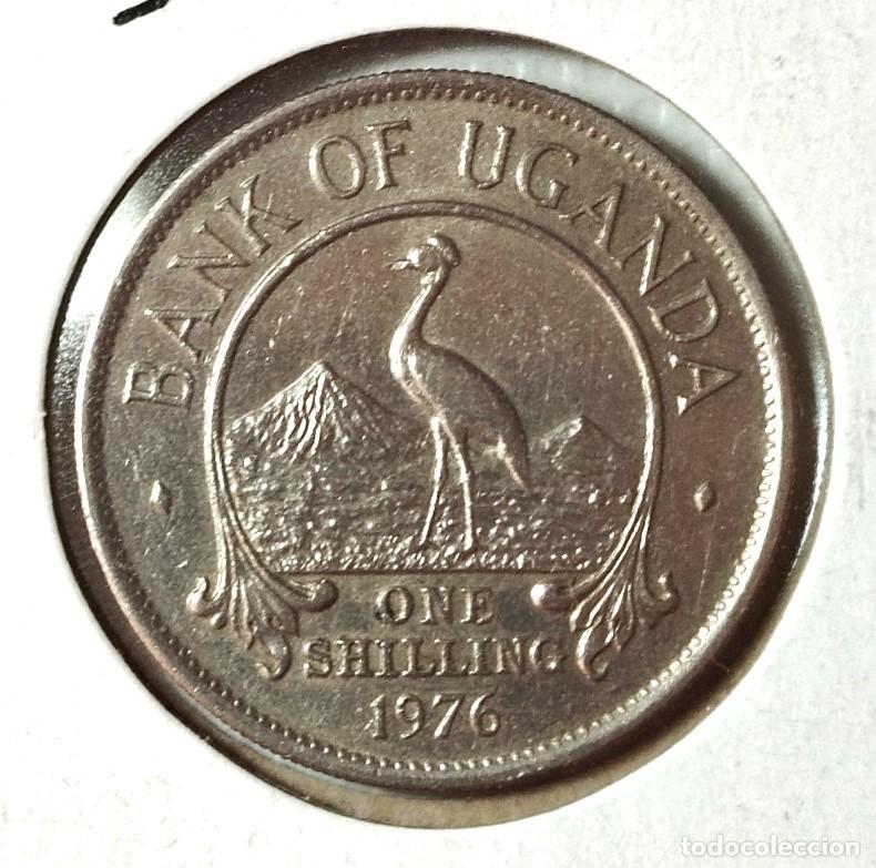 Material numism&aacute;tico: AFRICA . UGANDA . 1 SHILLING 1976 - Foto 1
