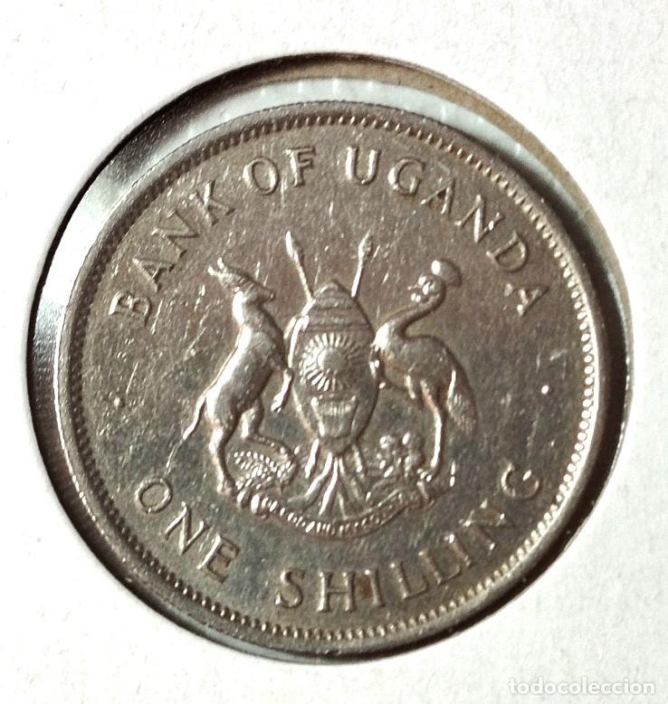 Material numism&aacute;tico: AFRICA . UGANDA . 1 SHILLING 1976 - Foto 2
