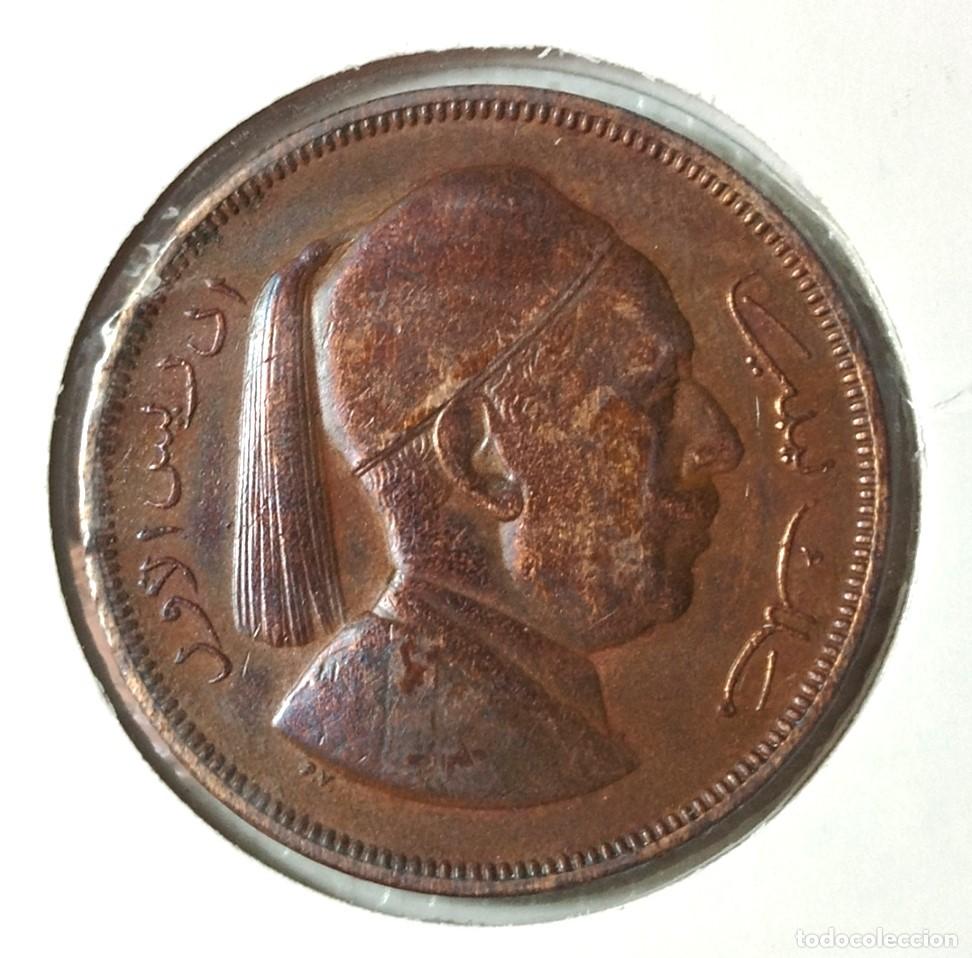 Material numism&aacute;tico: AFRICA . LIBIA 5 MILLEMES 1952 - Foto 1